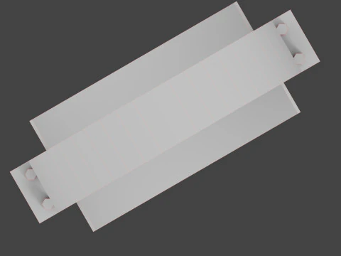 Soporte para tuber&iacute;a de gas Modelo 3D