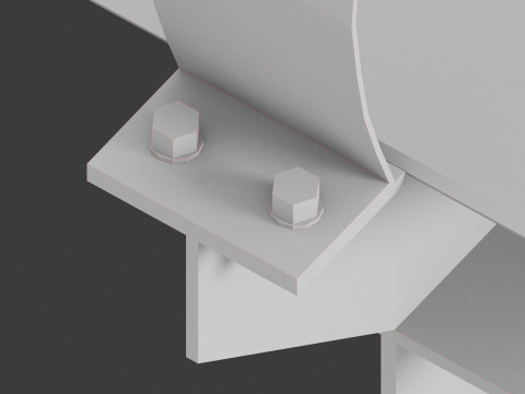 Support for gas pipe 3D Model