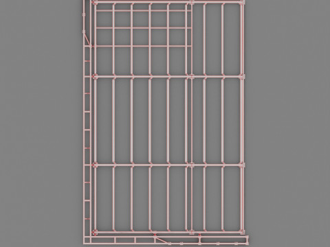 Industrial Metal building 3Dモデル