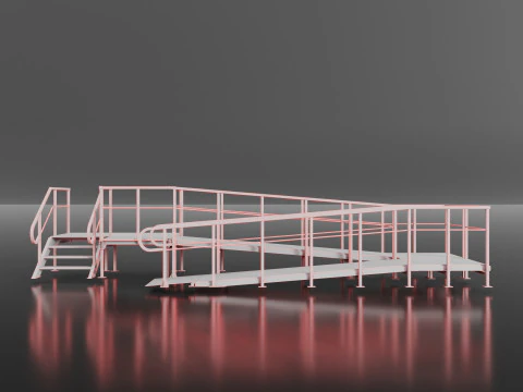 Ramp metal 3D Model
