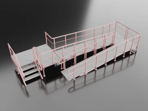 Ramp metal 3D Model