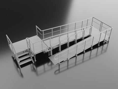 Ramp metal Model 3D