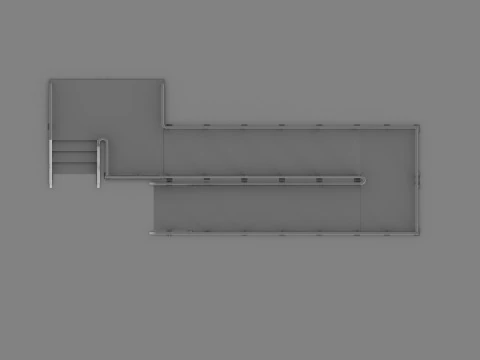 Ramp metal 3D Model