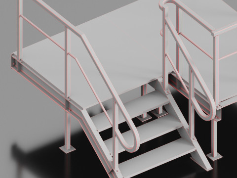 Ramp metal Model 3D
