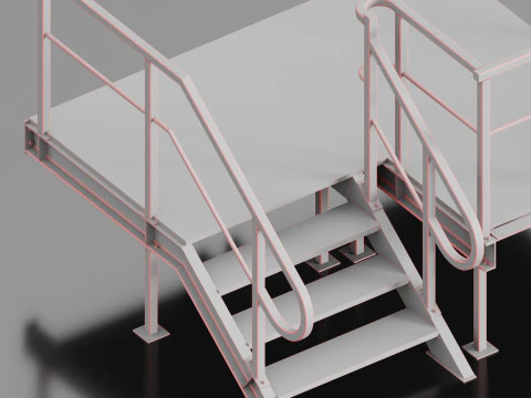 Ramp metal 3D Model