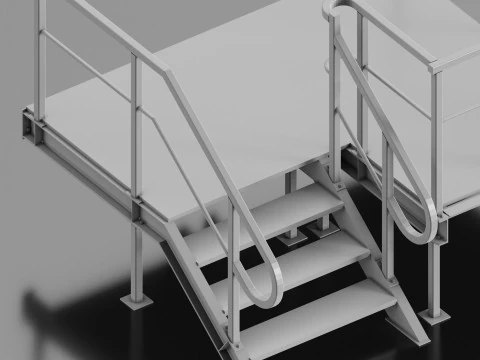 Ramp metal 3D Model