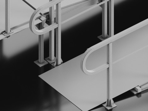 Ramp metal Model 3D