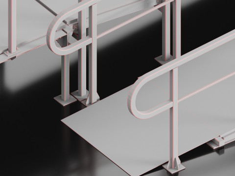 Ramp metal Model 3D