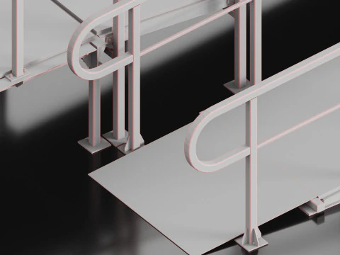 Ramp metal 3D Model