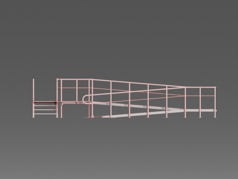 Ramp metal Model 3D