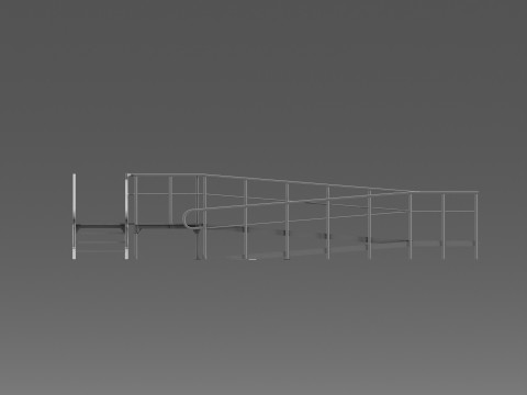 Ramp metal Model 3D