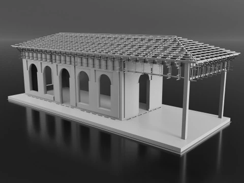 Pavilhão Modelo 3D