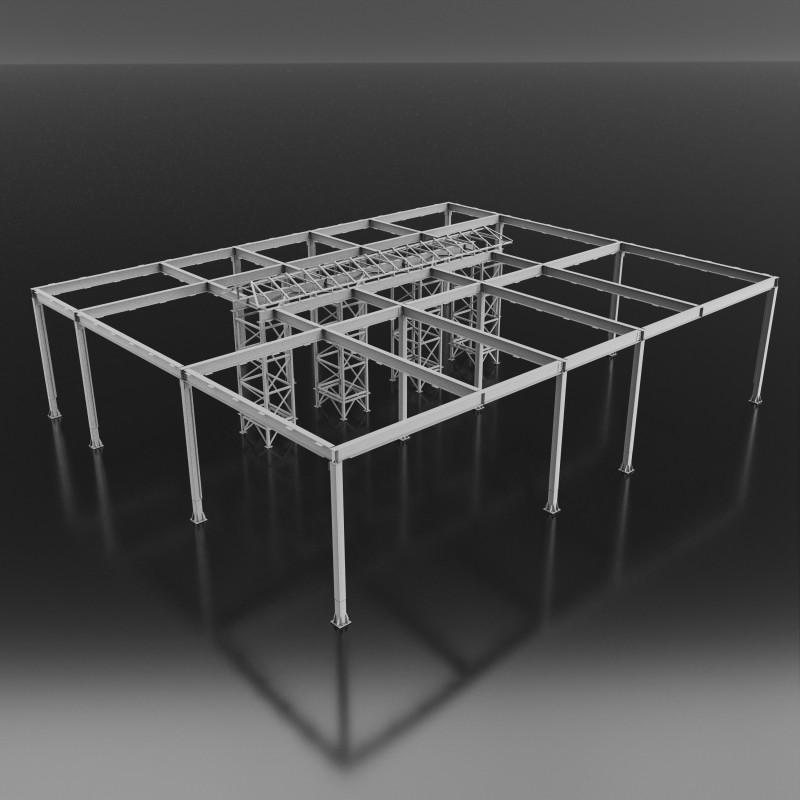Pergola 3Dモデル .c4d .max .obj .3ds .fbx .stl .blend 