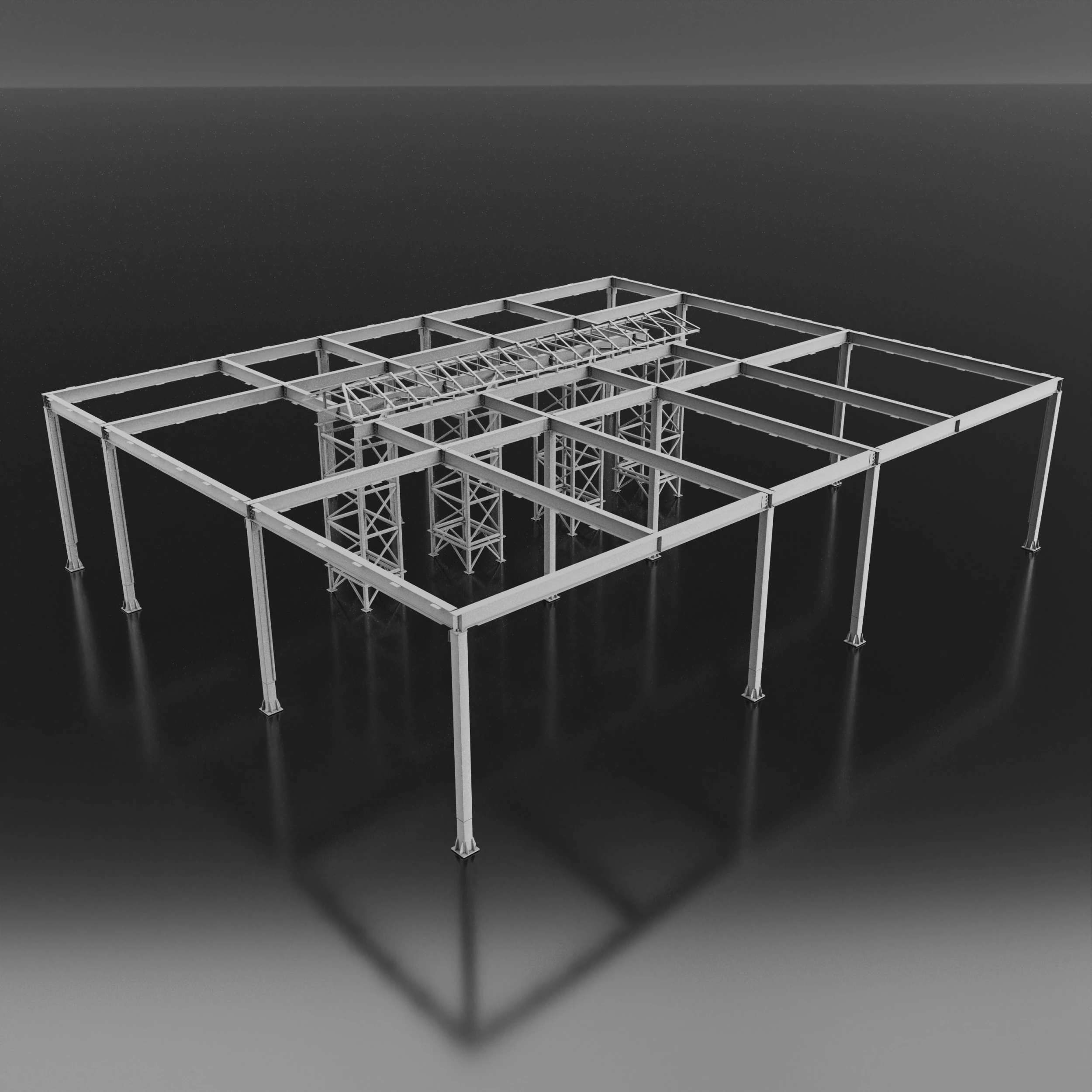 Pergola 3D Model .c4d .max .obj .3ds .fbx .stl .blend