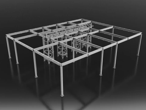 Пергола 3D Модель