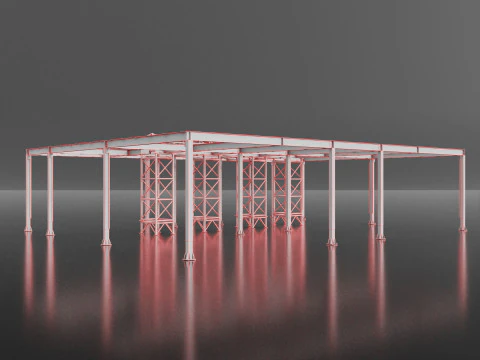 Pergola 3D Model