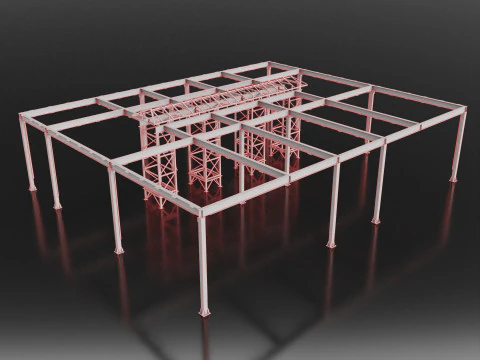 Pergola 3D Model