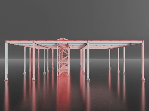 Pergola 3D Model