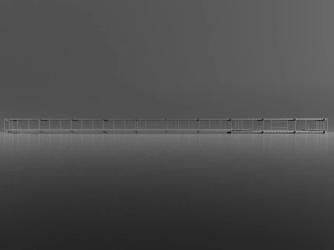 Industrial Metal Ramp 3D Model