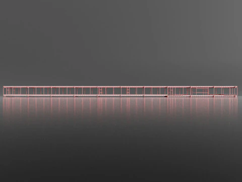 Industrial Metal Ramp 3D Model