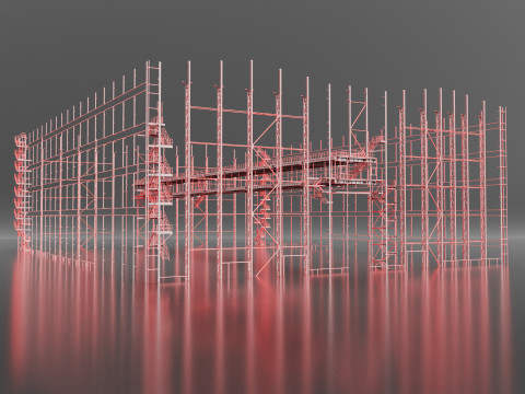 Industrial Metal Ramp 3Dモデル