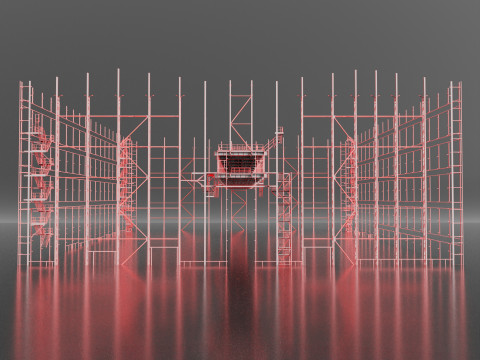 Industrial Metal Ramp 3Dモデル