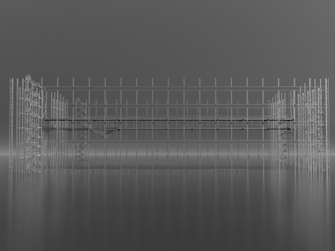 Industrial Metal Ramp 3Dモデル