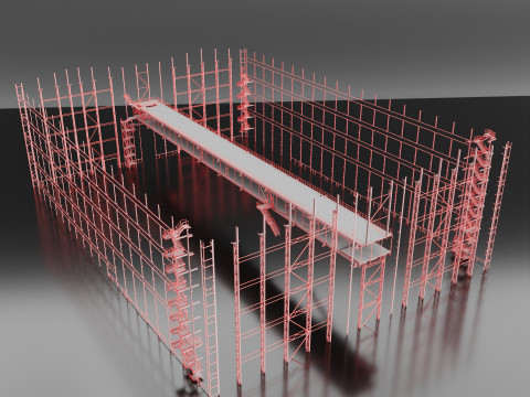 Industrial Metal Ramp 3Dモデル