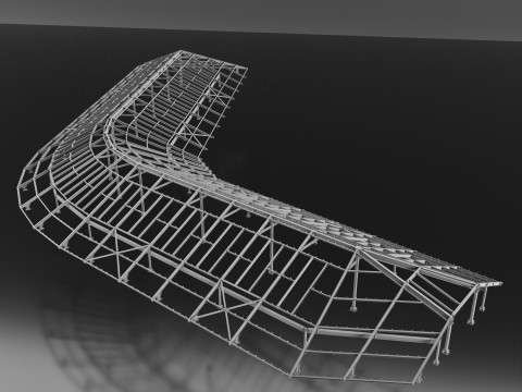 Roof Metal 3D 모델
