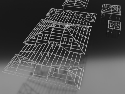 Roof Metal 3D 모델