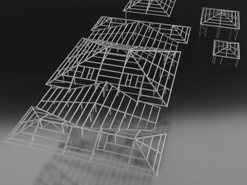 Покрівля металева 3D Модель