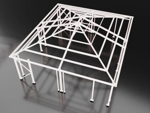 Roof Metal 3D Model