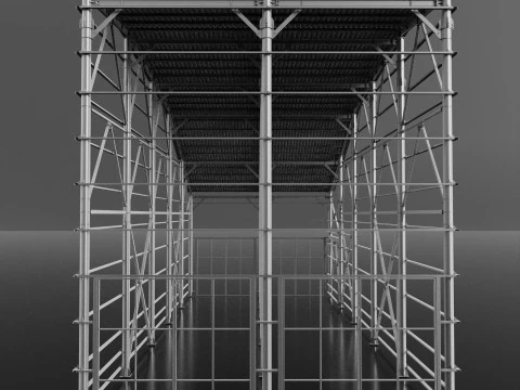 Grain Warehouse 3D Model
