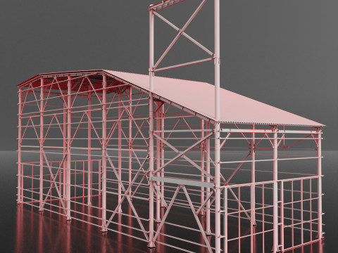 Grain Warehouse 3D 模型