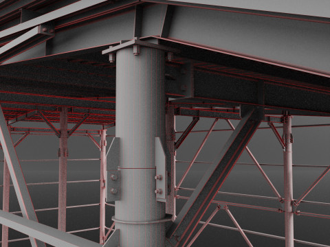 Grain Warehouse 3D 模型
