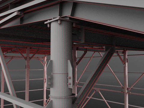 Grain Warehouse 3D Model