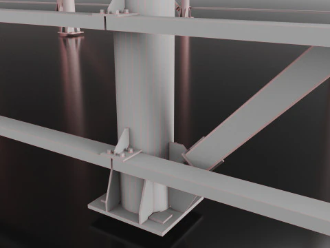 Grain Warehouse 3D Model