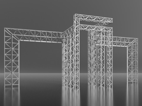 Steel constructions 3D 모델