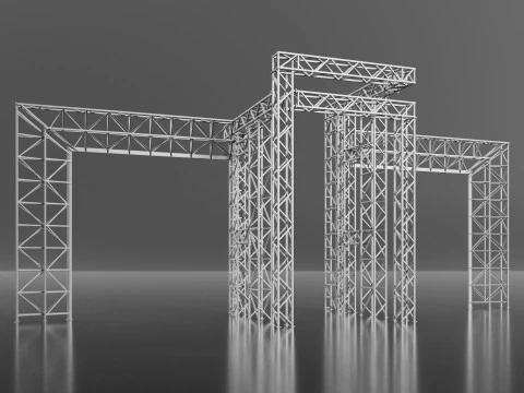 Сталеві конструкції 3D Модель