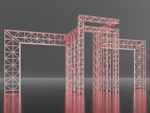 Steel constructions 3Dモデル