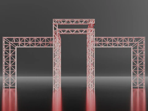 Steel constructions 3D Model