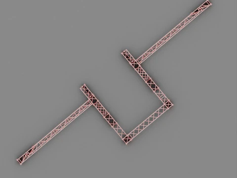 Steel constructions 3D Model