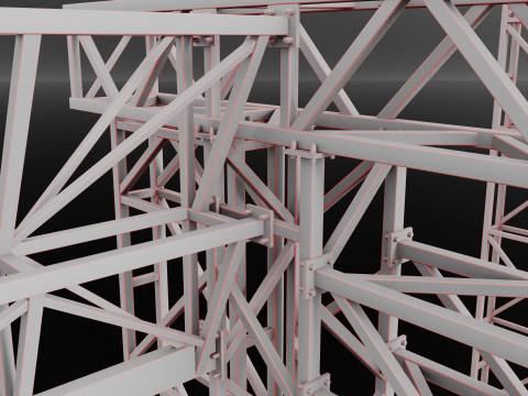 Steel constructions 3Dモデル