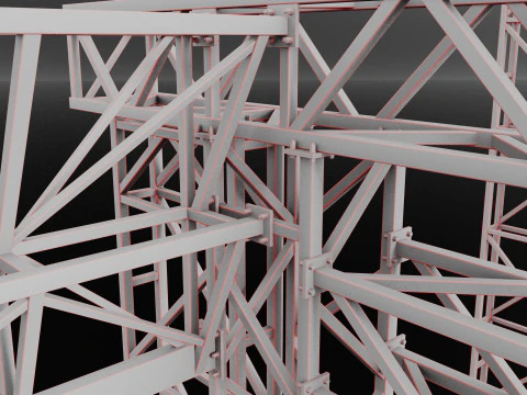 Steel constructions 3D Model
