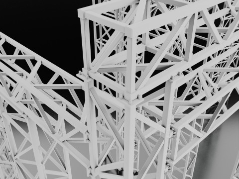 Steel constructions 3Dモデル