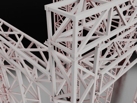 Steel constructions 3D Model