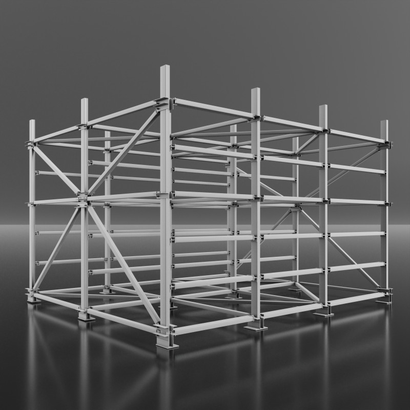 Rack Metal Modelo 3D .c4d .max .obj .3ds .fbx .stl .blend 
