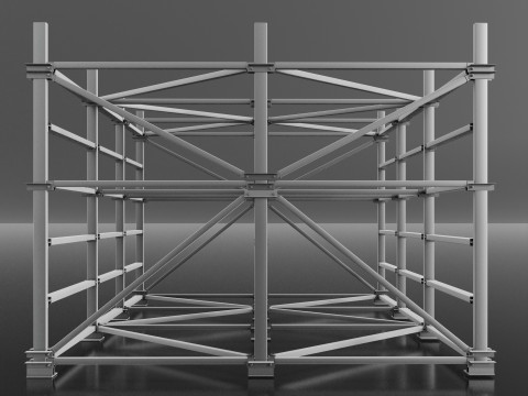 Rack Metal Modelo 3D