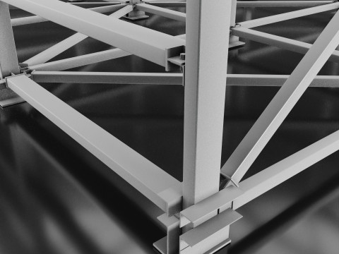 Rack Metal Modelo 3D