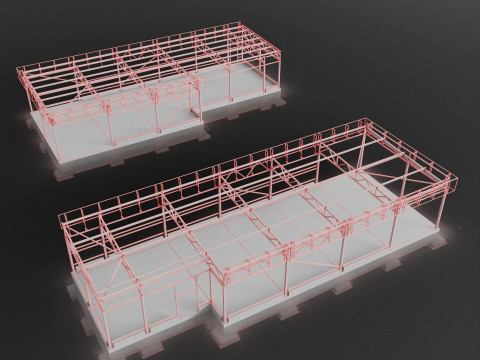 Metal construction 3D मॉडल